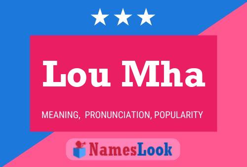 Lou Mha Name Poster