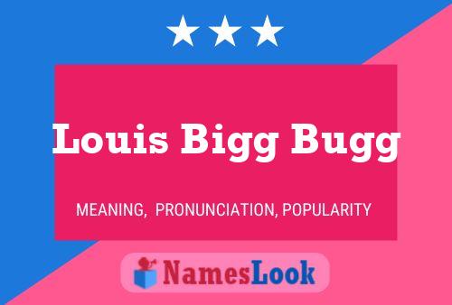 Louis Bigg Bugg Name Poster