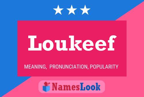 Loukeef Name Poster