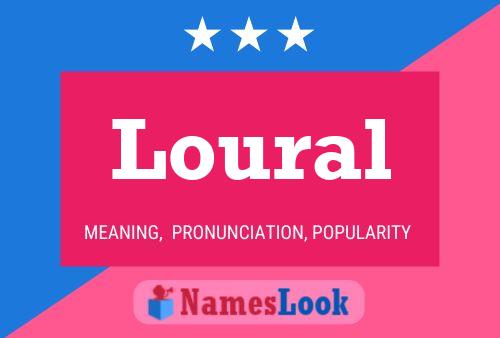 Loural Name Poster