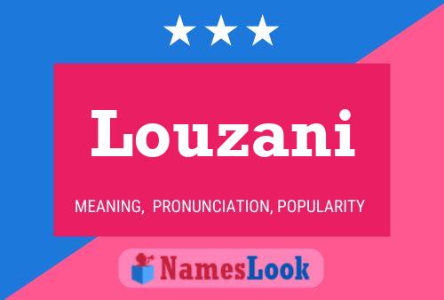 Louzani Name Poster