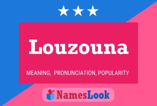 Louzouna Name Poster