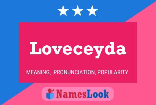 Loveceyda Name Poster