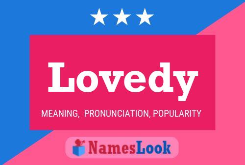 Lovedy Name Poster