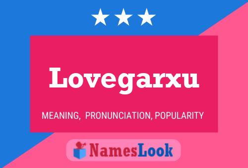 Lovegarxu Name Poster