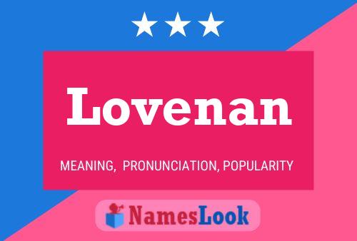 Lovenan Name Poster