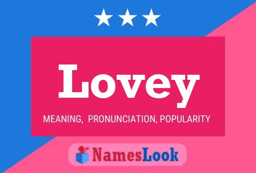 Lovey Name Poster