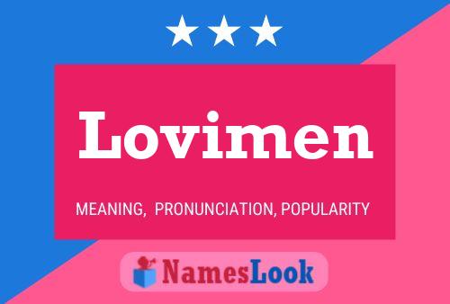 Lovimen Name Poster