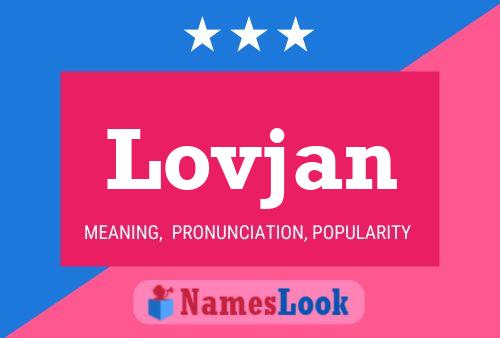 Lovjan Name Poster