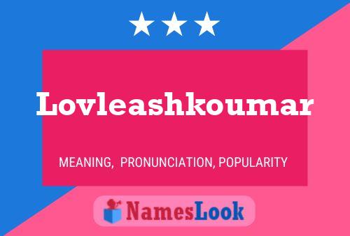 Lovleashkoumar Name Poster