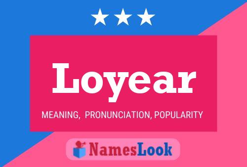 Loyear Name Poster