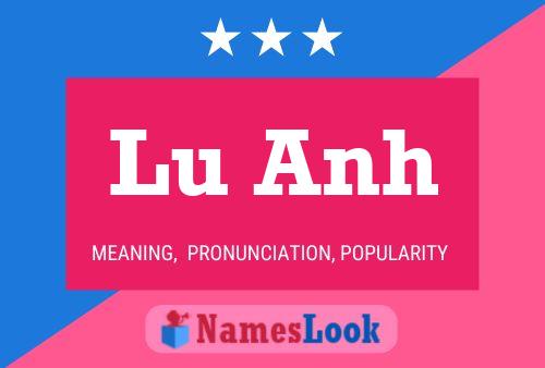 Lu Anh Name Poster