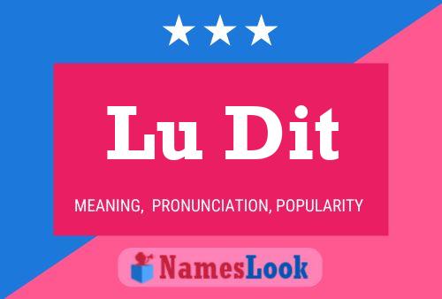 Lu Dit Name Poster