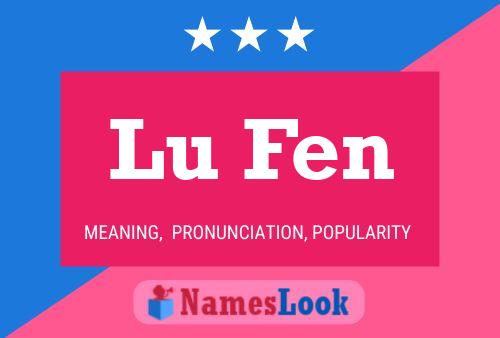 Lu Fen Name Poster