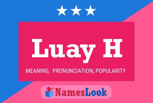 Luay H Name Poster