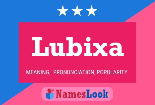 Lubixa Name Poster