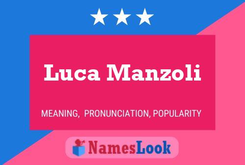 Luca Manzoli Name Poster