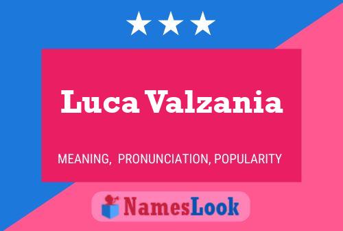 Luca Valzania Name Poster