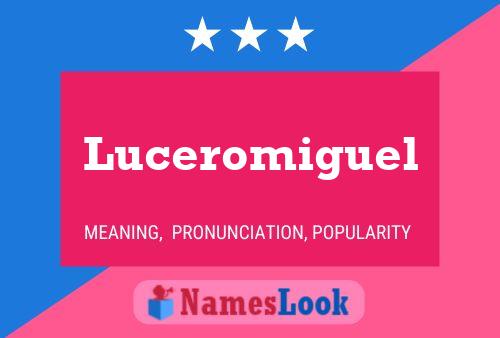 Luceromiguel Name Poster