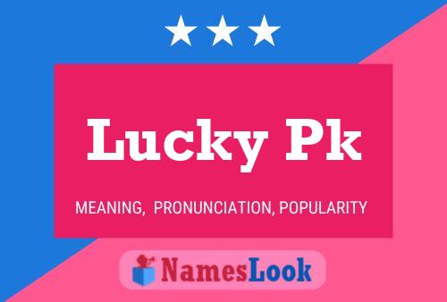 Lucky Pk Name Poster