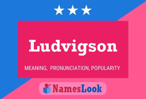 Ludvigson Name Poster