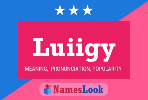 Luiigy Name Poster