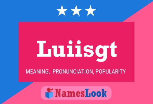 Luiisgt Name Poster