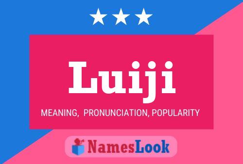 Luiji Name Poster