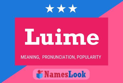 Luime Name Poster