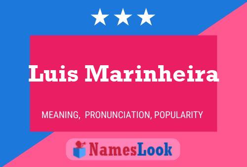 Luis Marinheira Name Poster