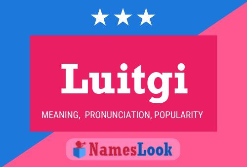 Luitgi Name Poster