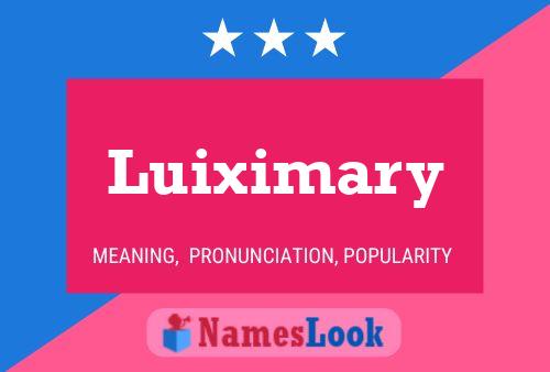 Luiximary Name Poster