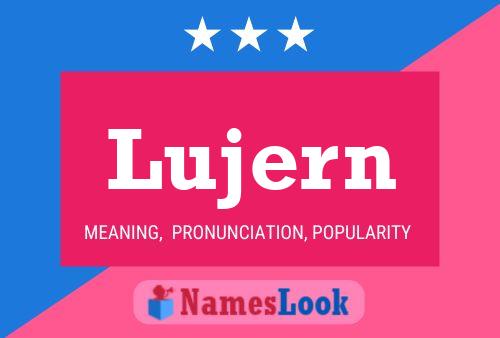 Lujern Name Poster