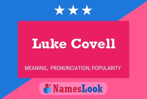 Luke Covell Name Poster