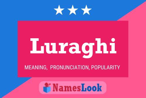 Luraghi Name Poster