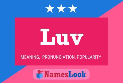 Luv Name Poster