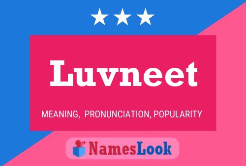 Luvneet Name Poster