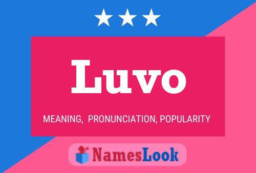 Luvo Name Poster