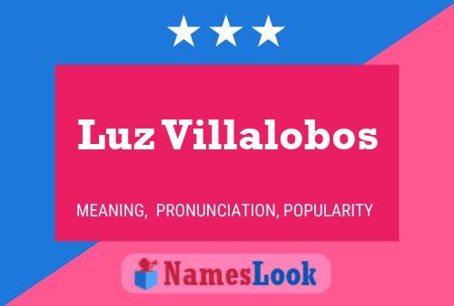 Luz Villalobos Name Poster