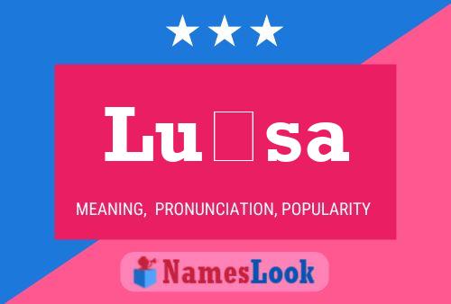 Luísa Name Poster