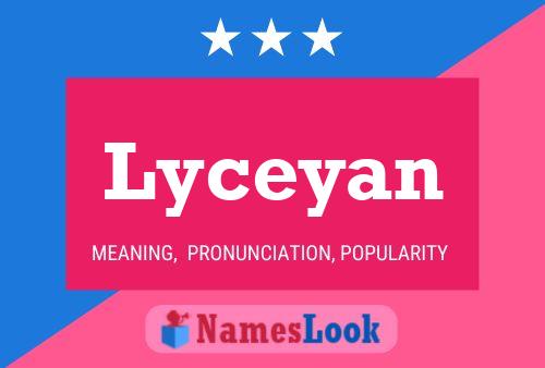 Lyceyan Name Poster