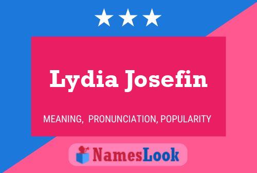 Lydia Josefin Name Poster