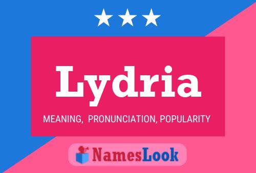 Lydria Name Poster