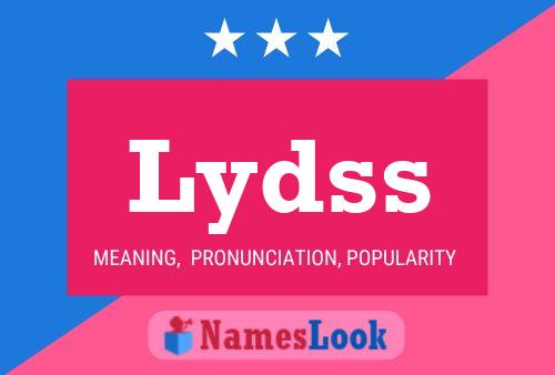 Lydss Name Poster