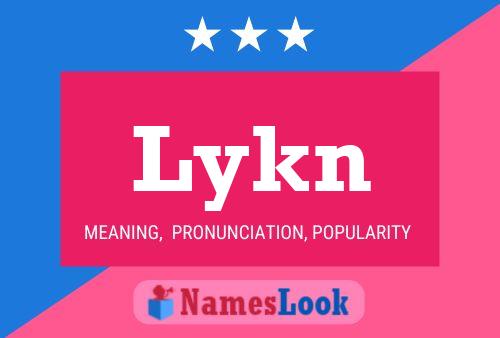 Lykn Name Poster