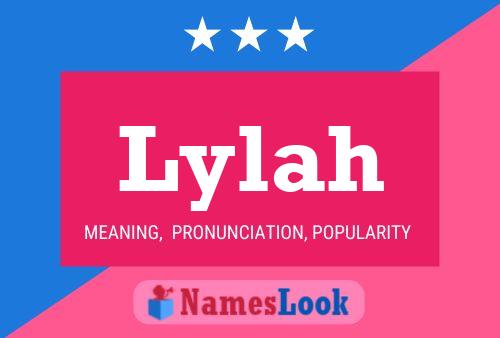 Lylah Name Poster