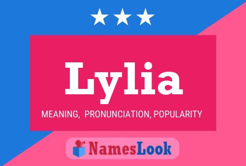 Lylia Name Poster