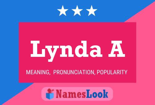 Lynda A Name Poster