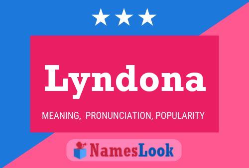 Lyndona Name Poster