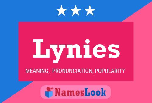 Lynies Name Poster